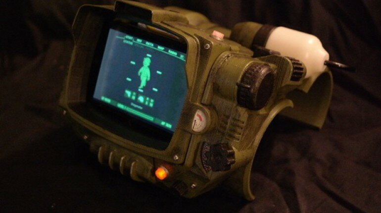 Pip-Boy 3000 Mark IV распечатан на 3D принтере